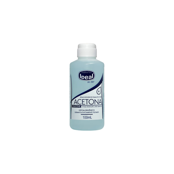 Removedor de Esmaltes com Acetona + Silicone  - 100ml