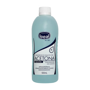 Removedor de Esmaltes com Acetona + Silicone  - 500mL