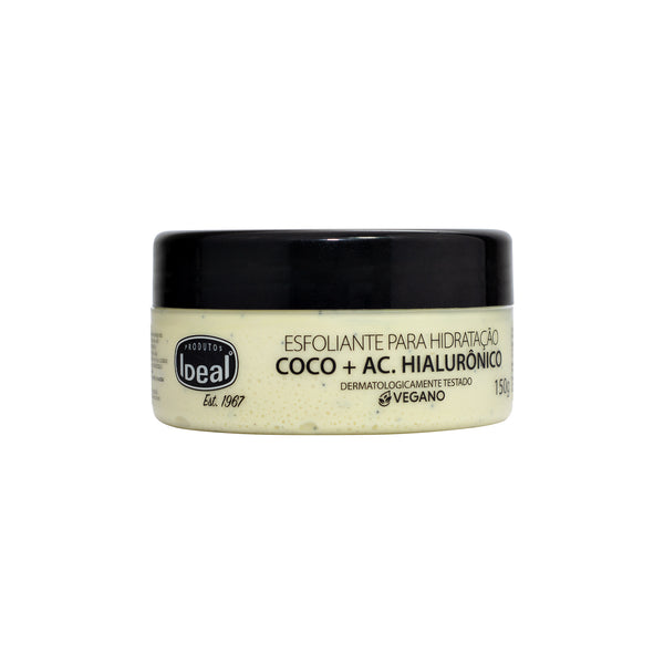 Esfoliante Hidrante Coco + Ácido Hialurônico - 150G