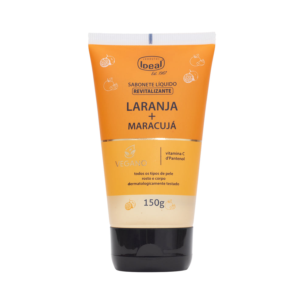 Sabonete Líquido Revitalizante Laranja e Maracujá - 150ml