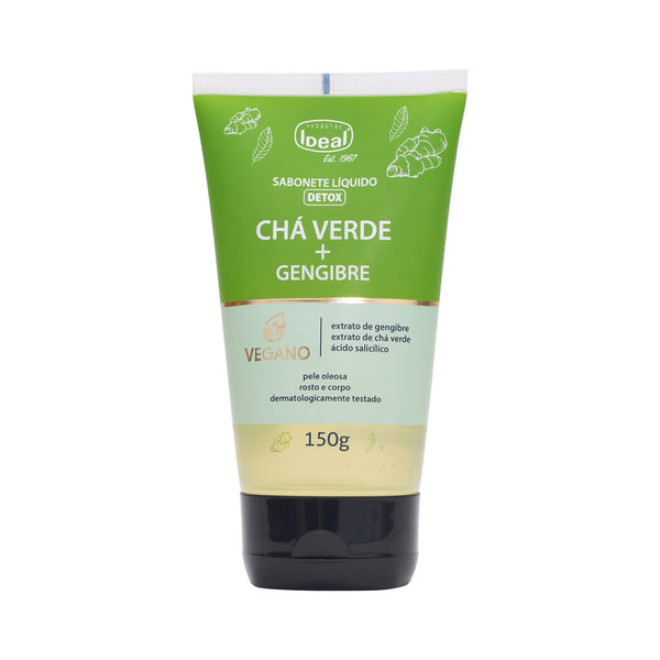 Sabonete Líquido Detox Chá Verde + Gengibre - 150mL