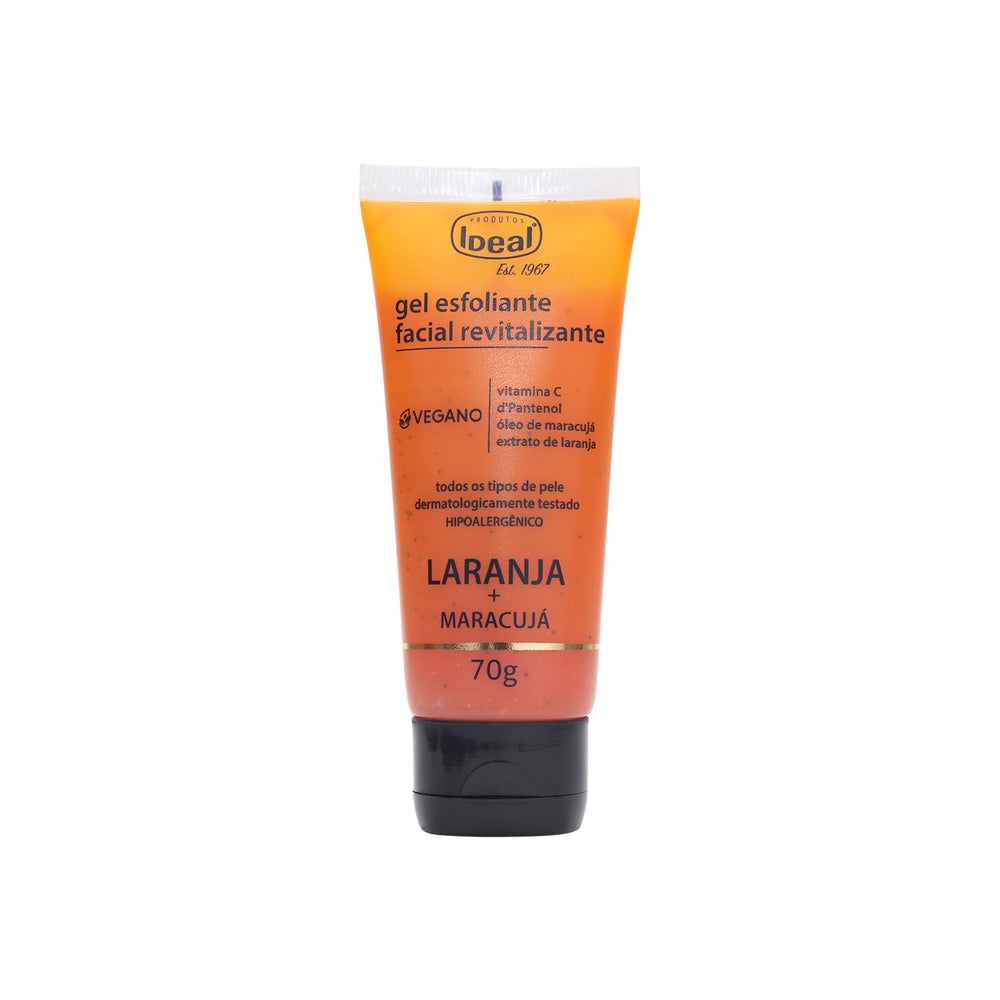 Gel Esfoliante Facial Revitalizante Laranja Maracujá - 70G