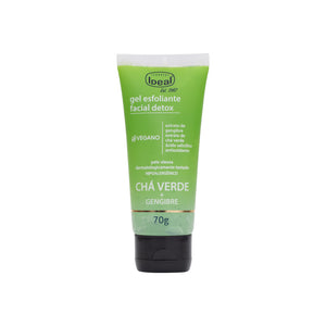 Gel Esfoliante Facial Detox Gengibre + Chá Verde - 70g